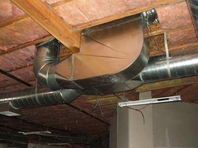 In Shape Fitness HVAC Ductwork Installation