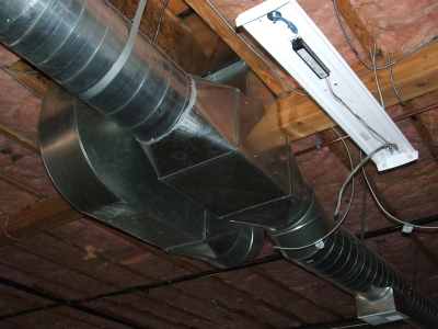 In Shape Fitness HVAC Ductwork